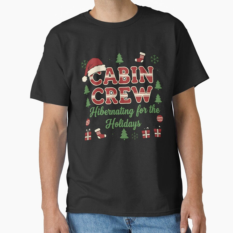 Cabin Crew Merry Christmas Hibernating Holiday Theme by ArtDesignTp