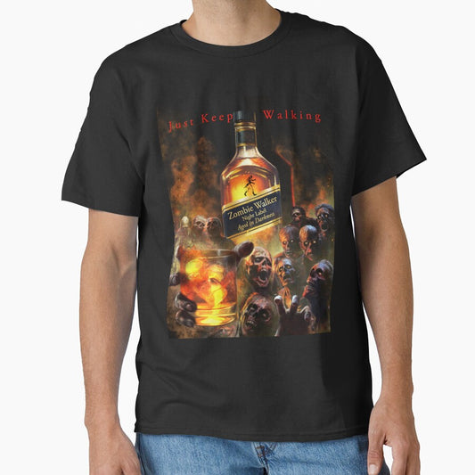 Zombie Walker Parody T-Shirt Design by Fantasy-art-z