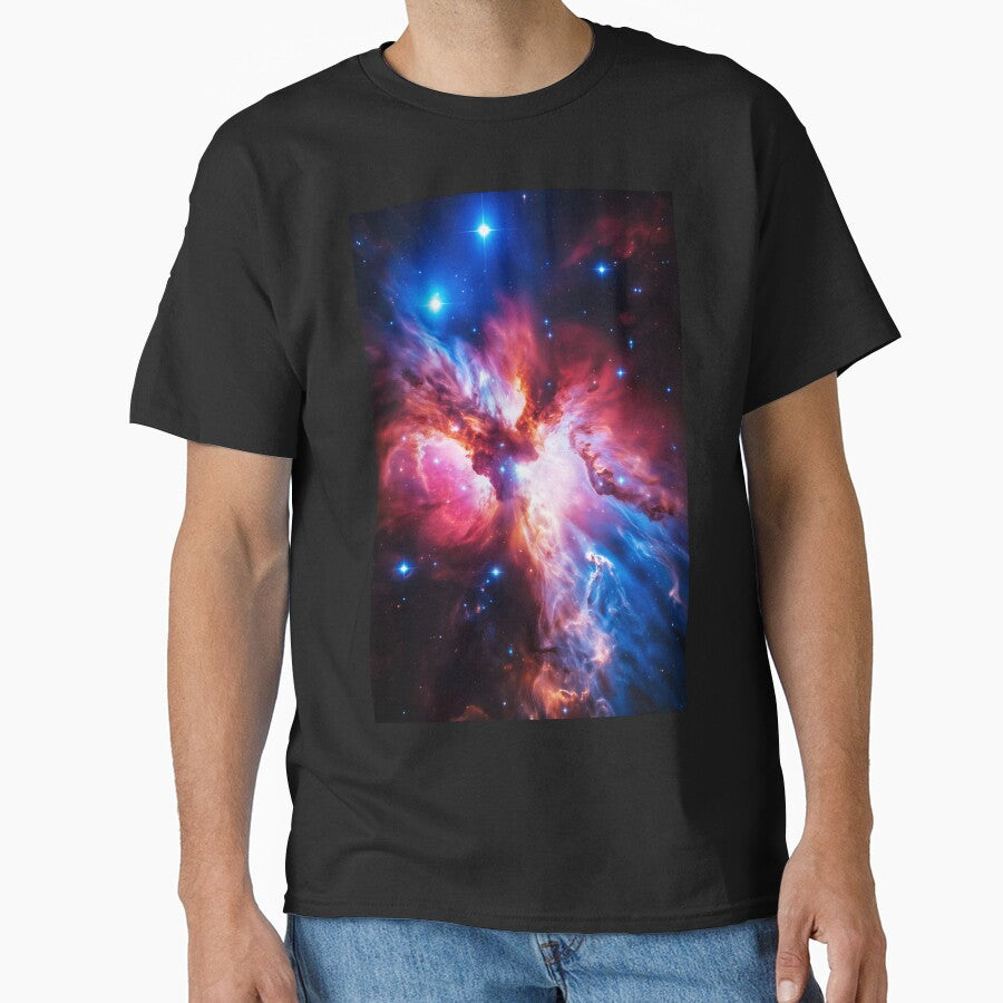 Vibrant Cosmic Nebula Explosion Colorful Deep Space Galaxy Art by lematworks