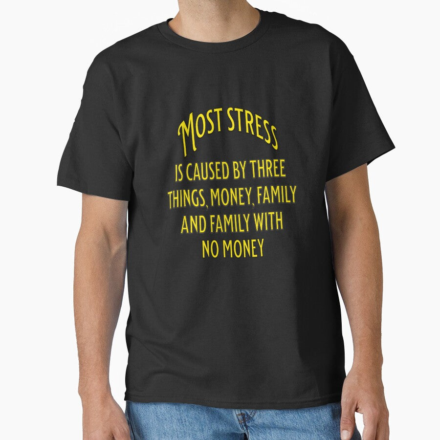 Funny Sarcastic Humor Most Stress Is Caused By Three Things by fantasticdesign