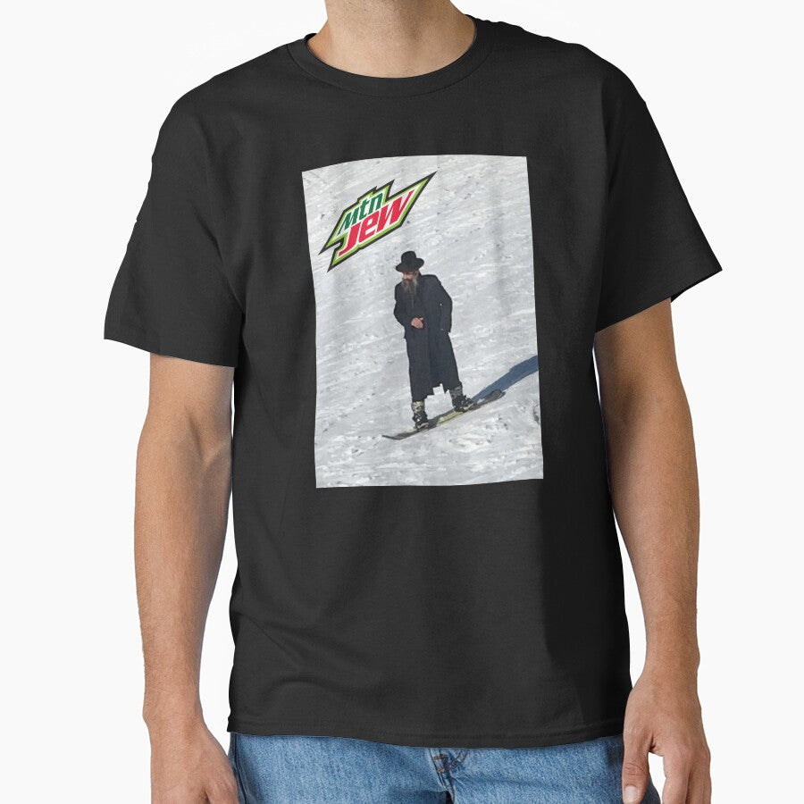 Mountain Jew Parody T-Shirt – Funny Jewish Humor Tee by retrogarms