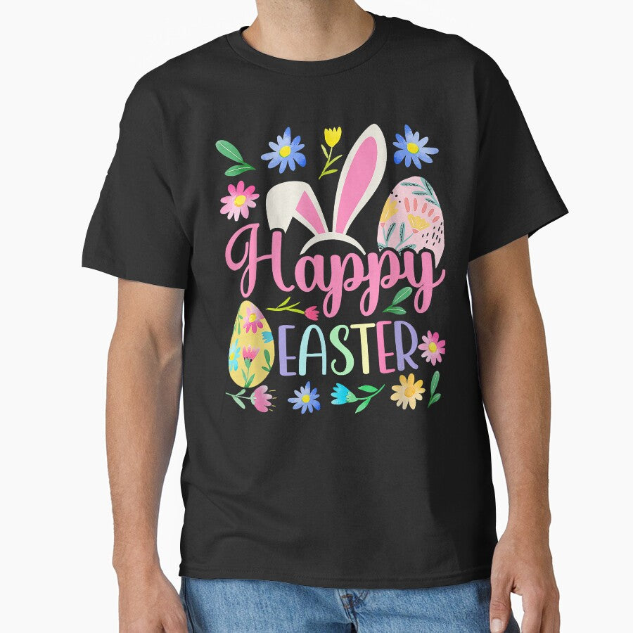 Happy Easter Eggs Men Women Girls Boys Easter Bunny Easter T by bunngu2020