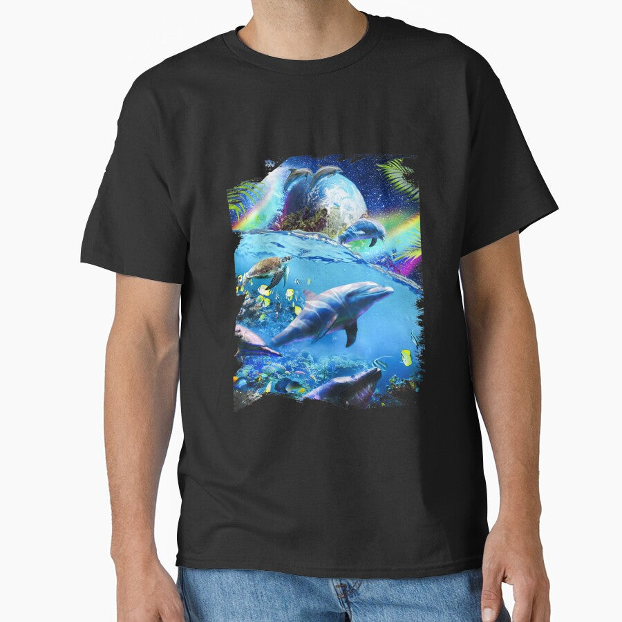 Galaxy Dolphin Dolphins In Space by AnJenvan