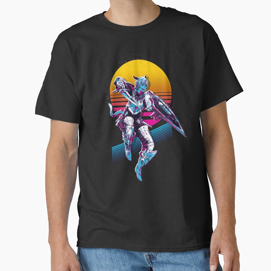 Paladin - FFXIV *80s retro* by MyRetroArt