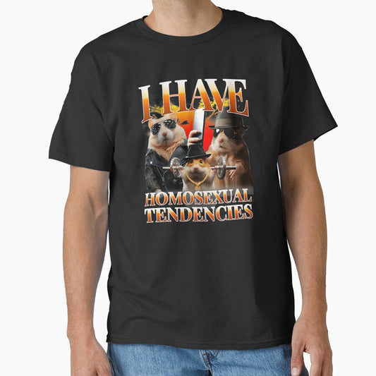 I Have Homosexual Tendencies Funny Hamster Meme Y2K Style by tadmercado