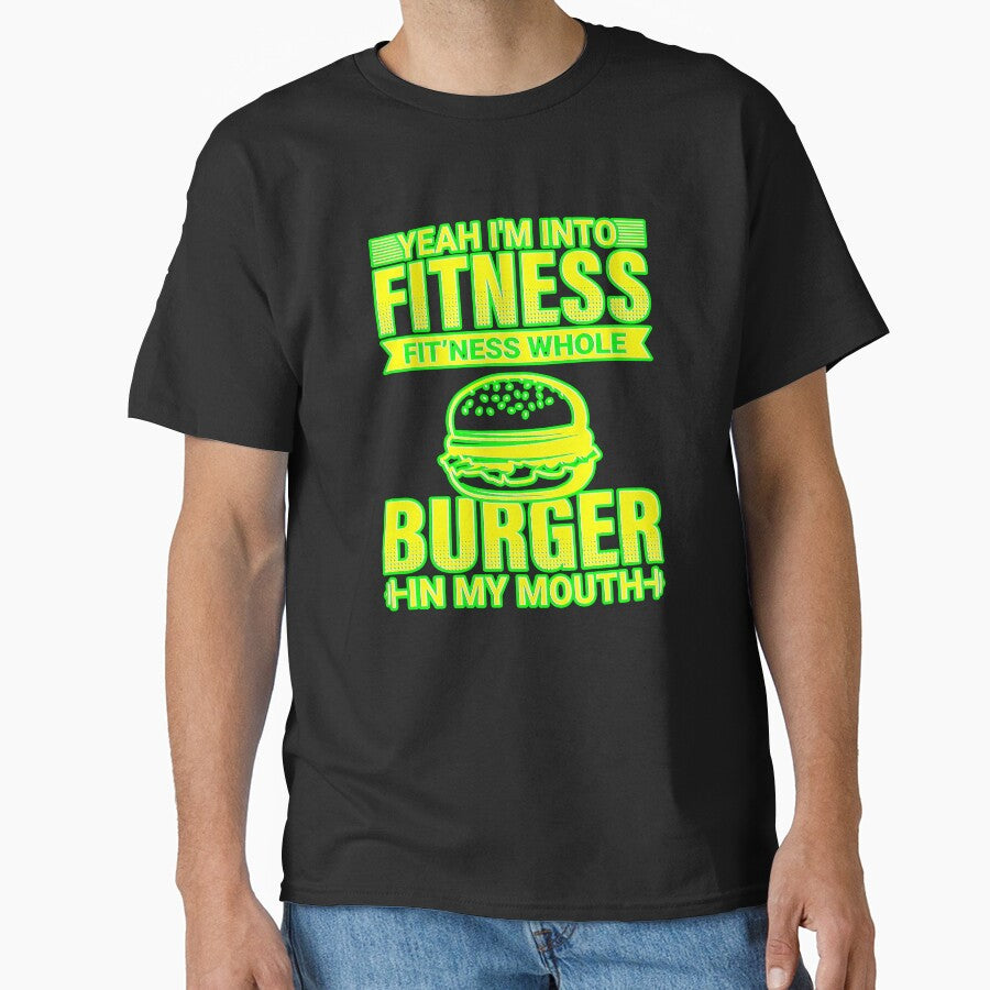 Funny Burger Lover Fitness #2 by creativerooney