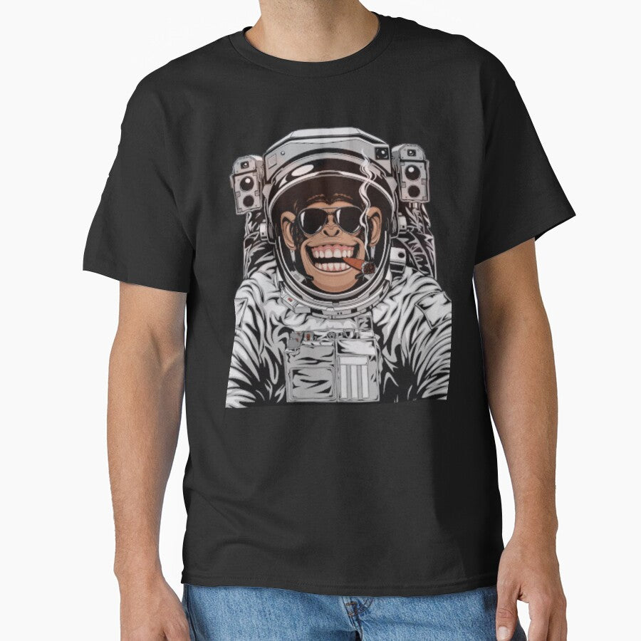 Laughing Astronaut Monkey by Lhadjisdaname
