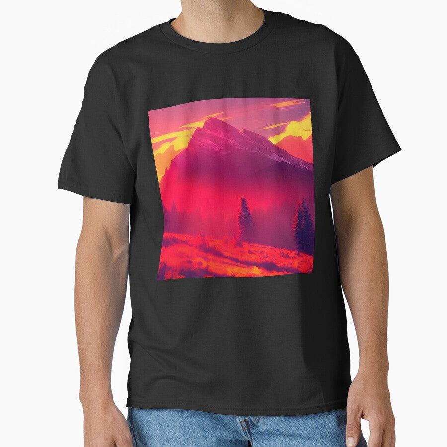 Minimalist Landscape Mountain Valley: A Stunning Addition to Your Home Decor by supeart