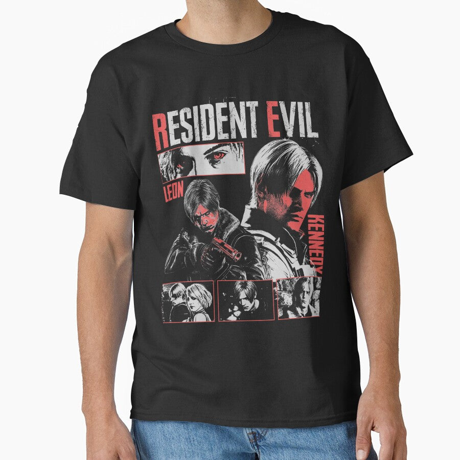 Resident Evil Leon Kenedy Vintage Design by LiuTiuuu