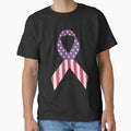 American Flag USA Ribbon T-Shirt | Breast Cancer Awareness by AllStarMerch