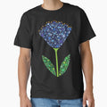 Blue Scallop Dot Flower by kjeppson