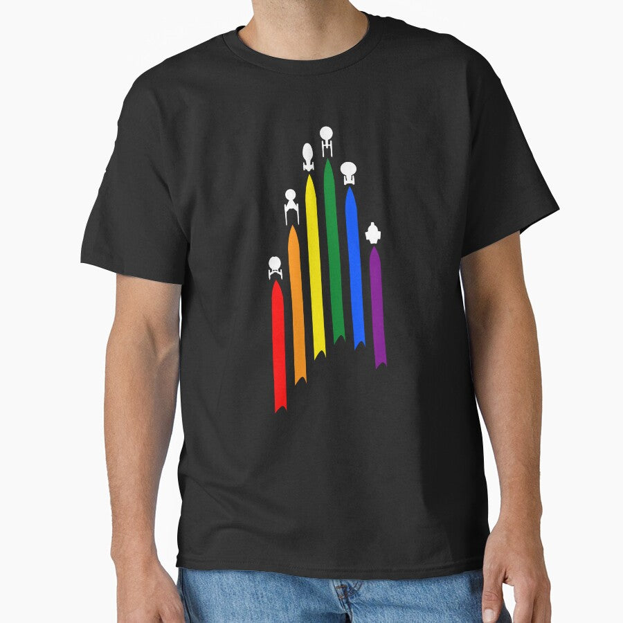 Flying ship gay-pride treks fans by Machikoiche138