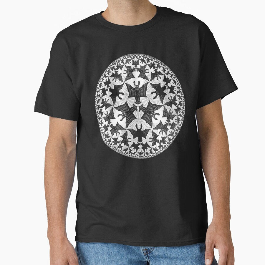 Circle Limit IV (Infinity Bats Pattern), by M.C. Escher by Gabriel S