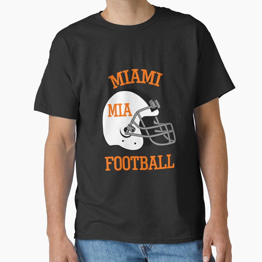 Miami Football T-Shirt for Men and Women by AllStarMerch