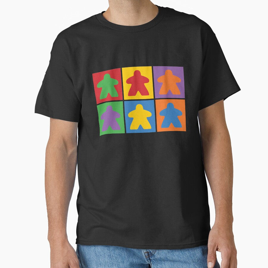 Board Games - Six Meeples by RhoaDesigns