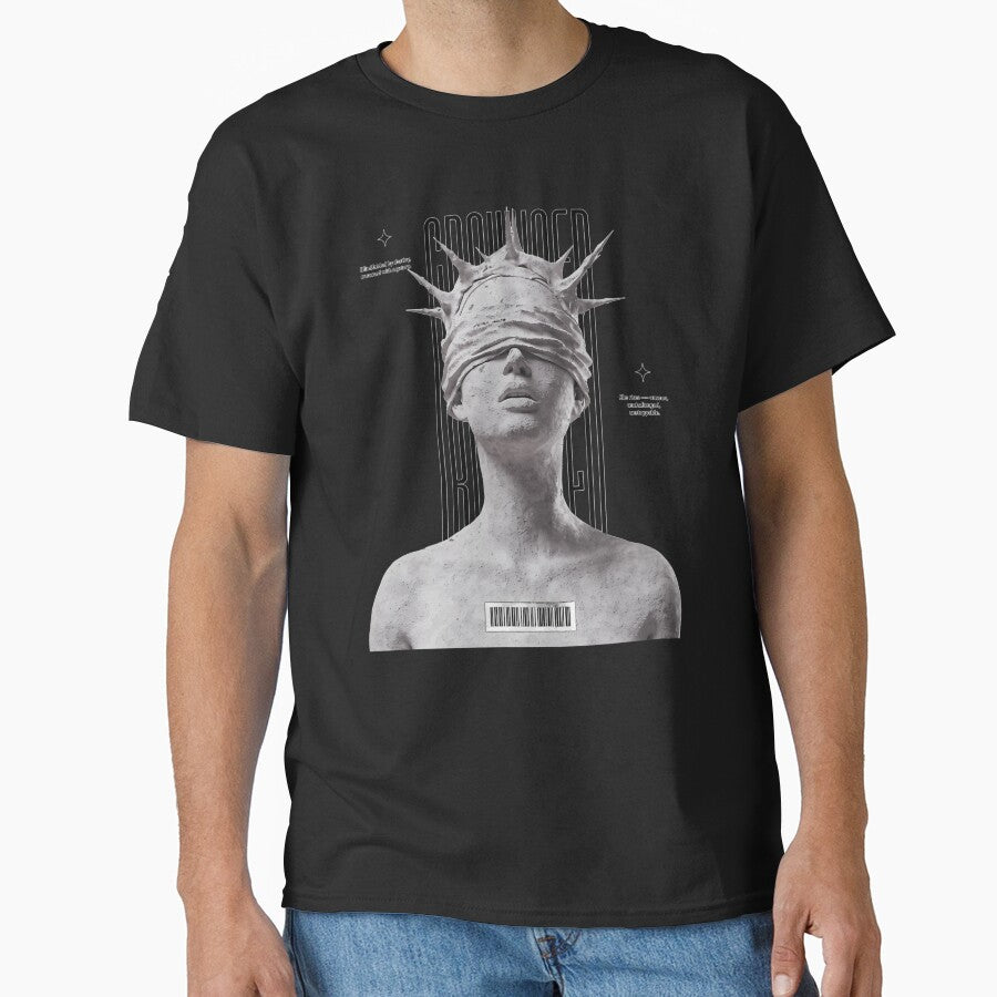 Brutalism Streetwear Crying Face Design by Lazo-shopp