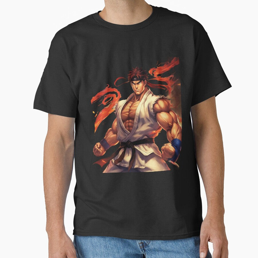 Karate Fighter Retro Video Game Geek Art by LuizSilva1983
