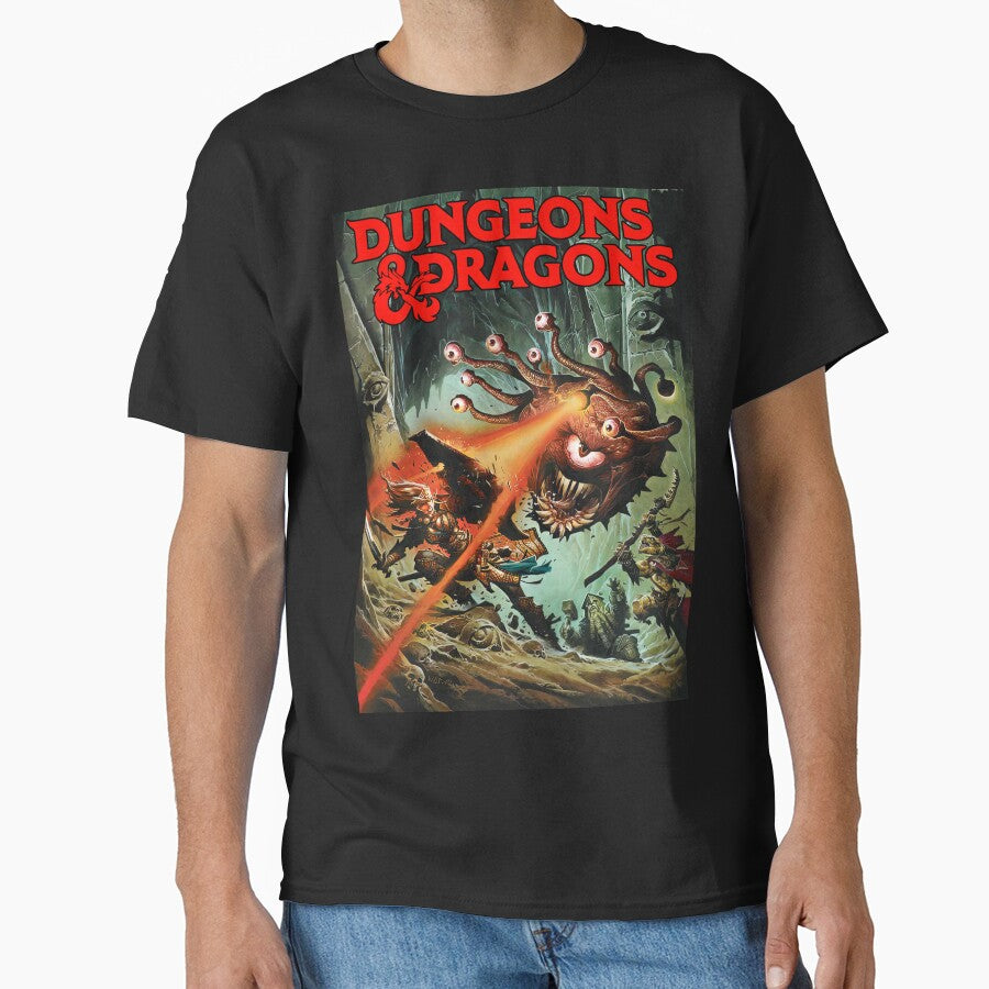 Classic Dungeons & Dragons Design (red text) by Kevin Chaves