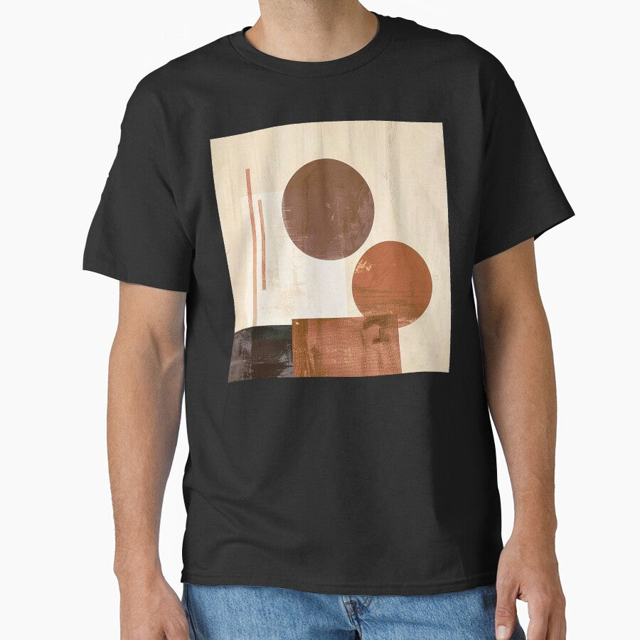 Boho Earth Tones Minimalist Designs Modern Abstract Art by DEC02
