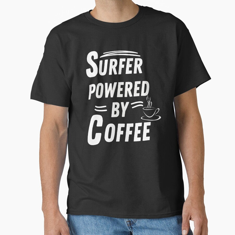 Surfer powered by coffee by annoying-shirts