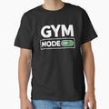 Gym Mode ON Minimalist Fitness Motivation Design by Shopex10