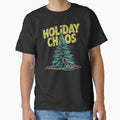 Holiday Chaos Distressed Christmas Tree Neon Grunge Humor by chattsuede