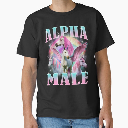Alpha Male Unicorn Funny Meme by BelkaMd