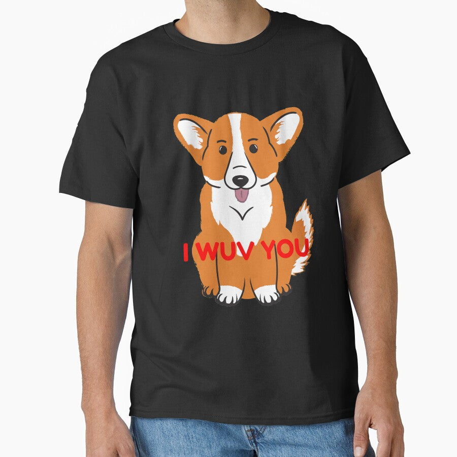 Copy of TV Geek Dog Cute computer geek dog  luv you dog by johnrk