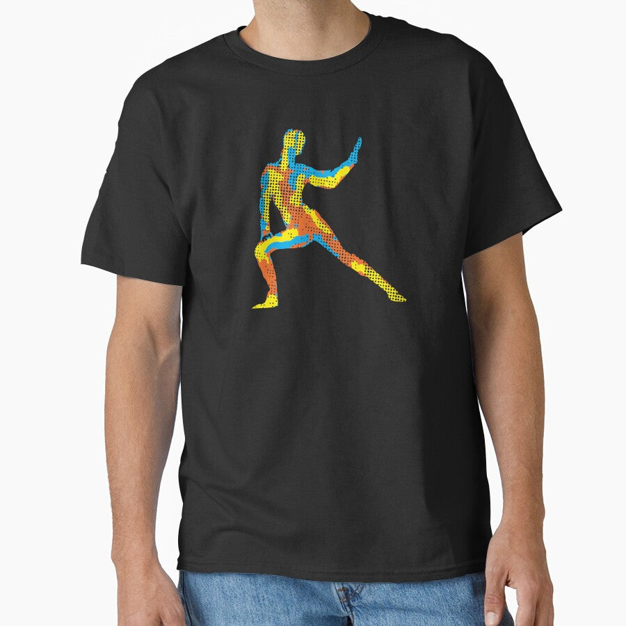 Yoga Pose Modern Colorful Design by jazzworldquest