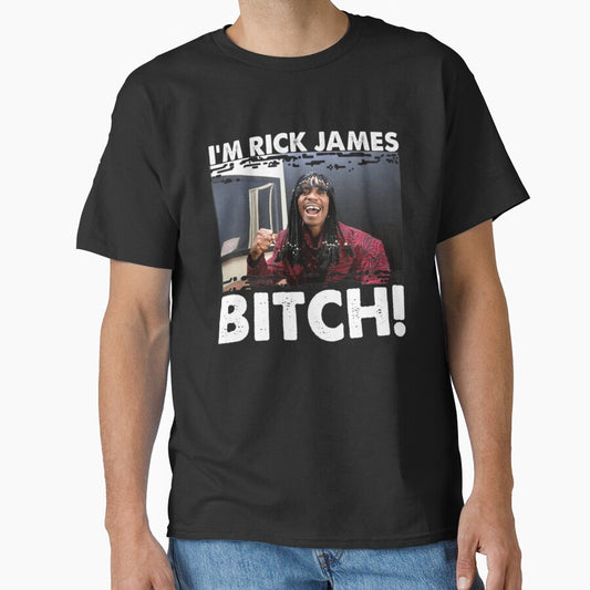 Dave Chappelle Rick James Comedy Quote Retro Design by stinemais4540