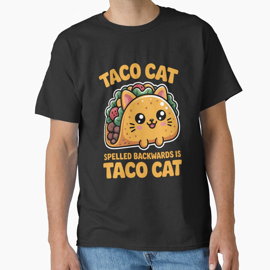 Tacocat Spelled Backwards Taco Cat Cinco De Mayo by HellD3vil-Art