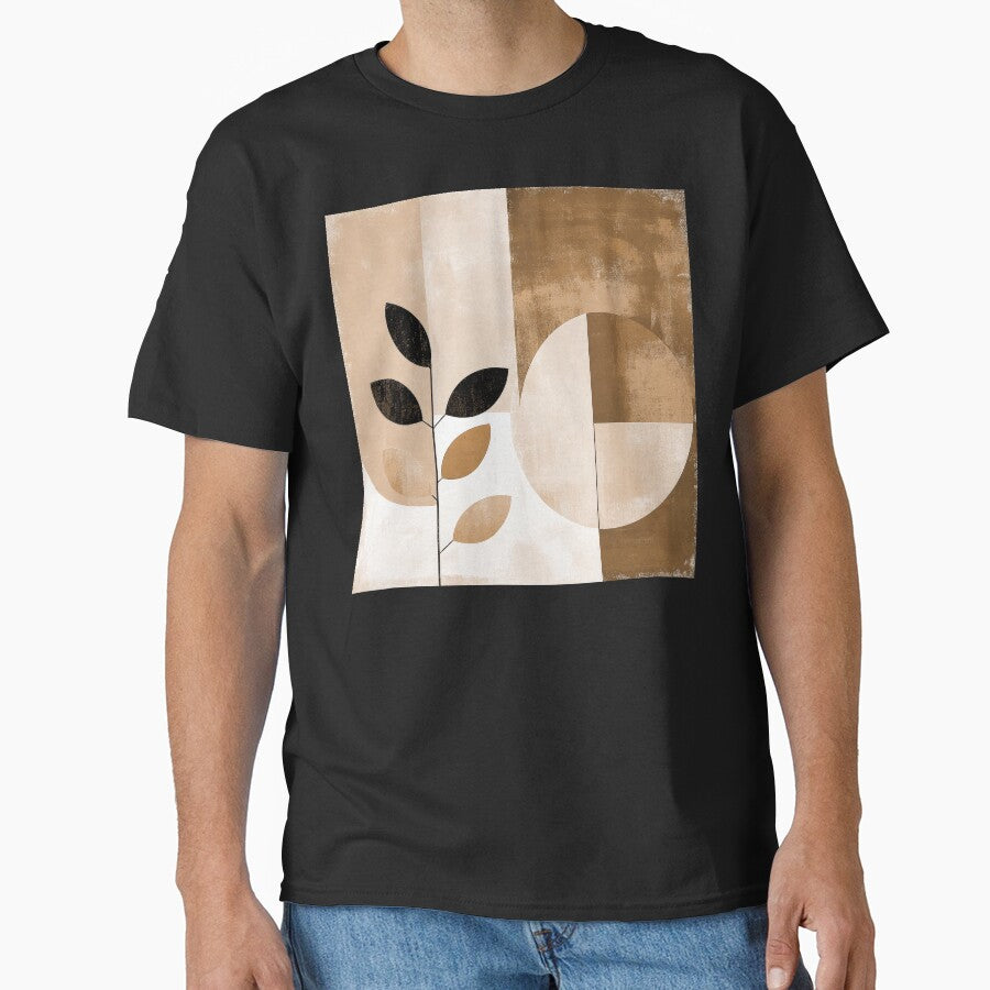 Boho Geometric Abstract Shapes In Rich Sepia-Tones by DEC02