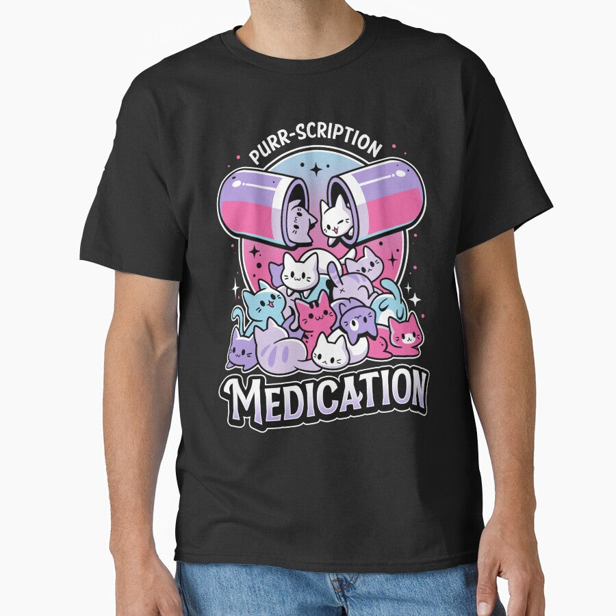 Happy Kitten Pill - Funny Cats Medicine by Snouleaf