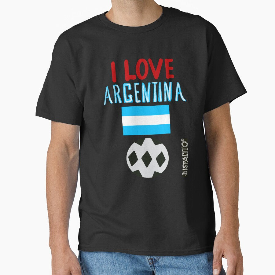 Despacito® I Love Argentina Flag Soccer Ball Futbol by DespacitoBrand