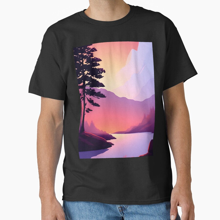 Bring the Beauty of Trees and Mountains into Your Home with Our Stunning Minimalist Art Prints by supeart