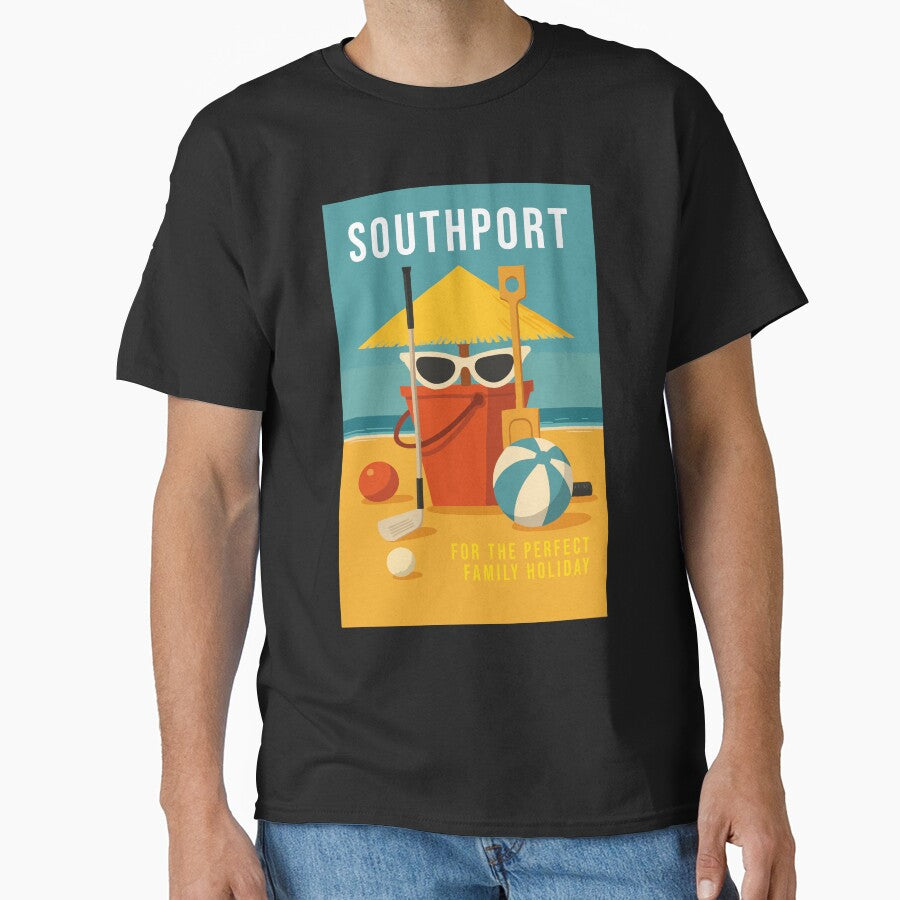 Southport Travel Souvenir Poster by rogue-design