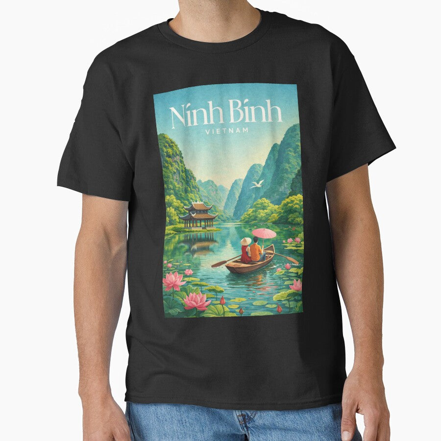 Ninh Binh Vietnam Trang An Lotus River Boat Scenic Landscape by Places On Earth