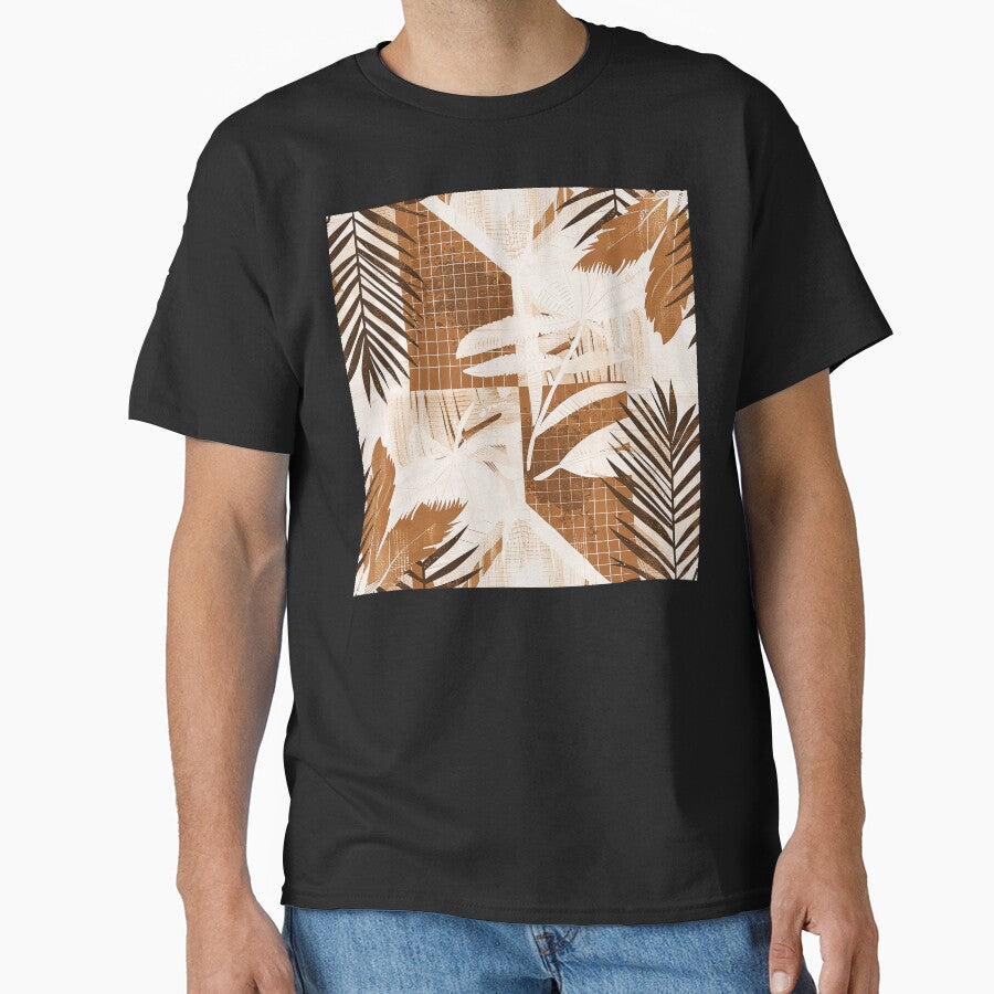 Boho Earth Tones And Caramel Hues Abstract Art by DEC02