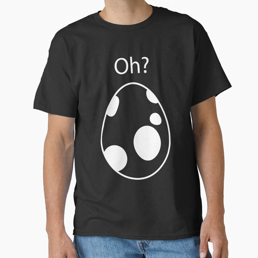 White Hatching Egg Oh? Gamer by snidget