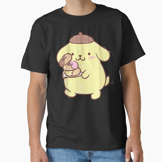 Pompompurin Donuts T Shirt by saohoa2584