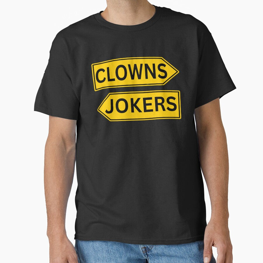 Clowns and Jokers Road Signs Sarcastic Direction by erozzz