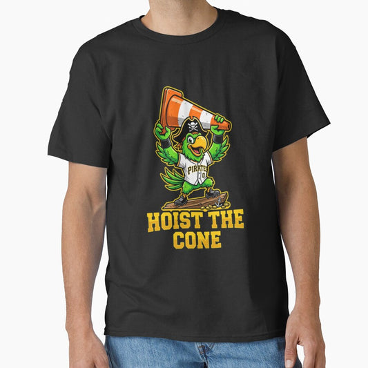 Pirates Hoist The Cone Funny Pittsburgh Baseball by biorhomanorce