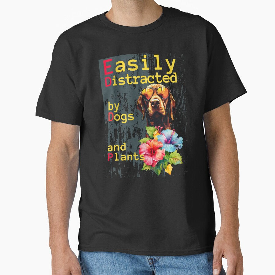 Easily Distracted by Dogs and Plants gifts by byMartha