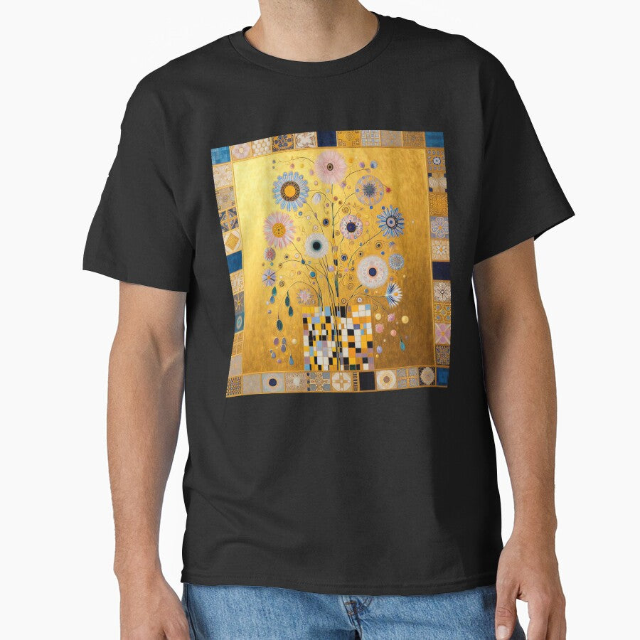 Klimt Flowers on Gold by maniacfitness