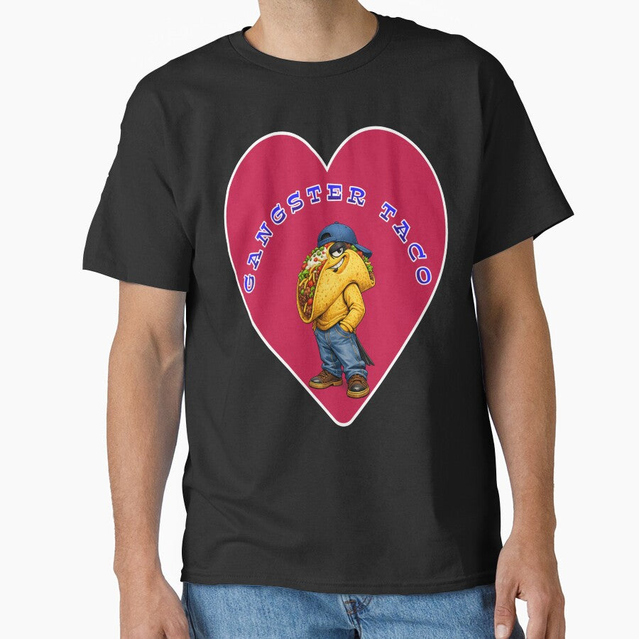 Taco Family Collection: The "Gangster Taco" Urban Streetwear Character by TruckerBobSays