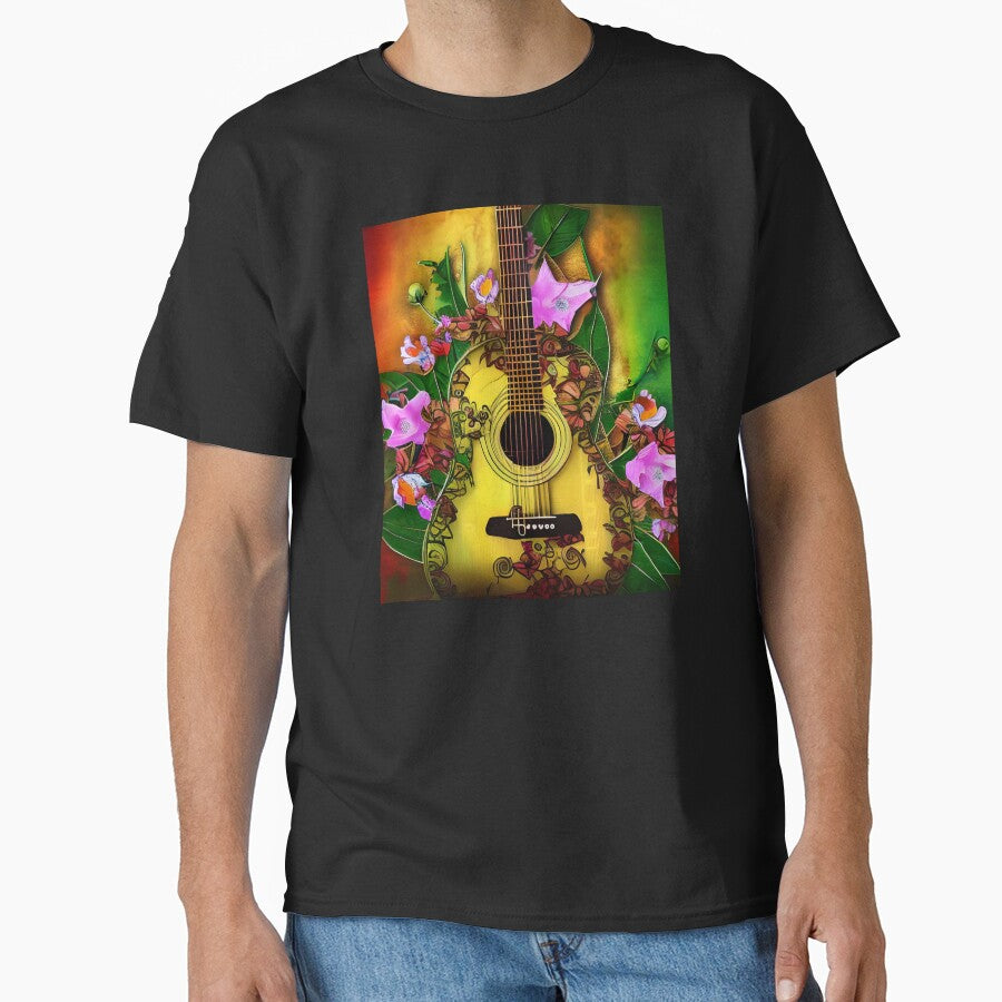 Nature Guitar with Flower by gramizzia