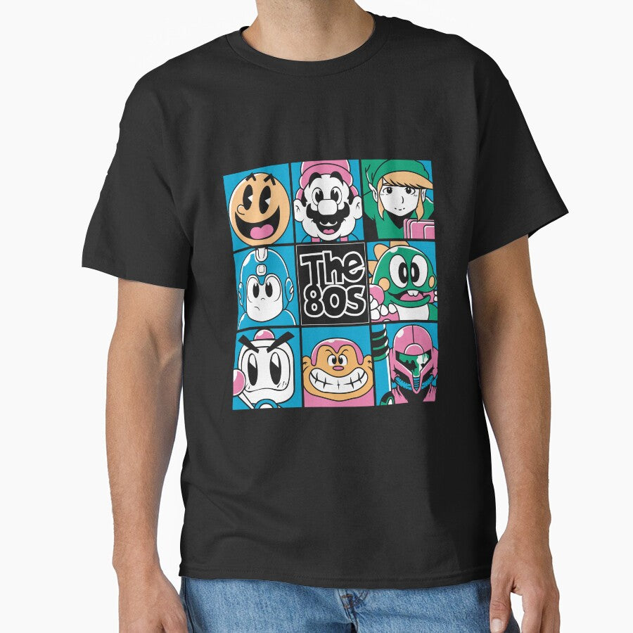The 80s Video Games Retro Gamer Nostalgia Classic Gaming by HBZ-DESIGN