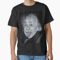 Albert Einstein poking out his tongue by stevepaint