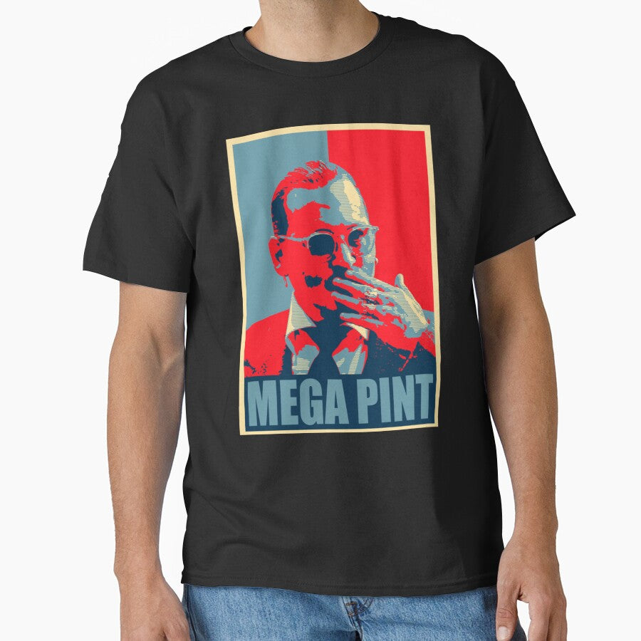 Mega Pint Amber Oversized Blue Pop Art Poster by cautrapinacka