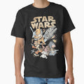 Cute Bear Space Adventure Funny Cartoon Parody Galaxy Aesthetic Classic T-Shirt by Chaztized